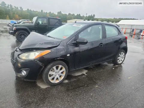 2012 Mazda Mazda2 VIN JM1DE1LZXC0152245 фото 1
