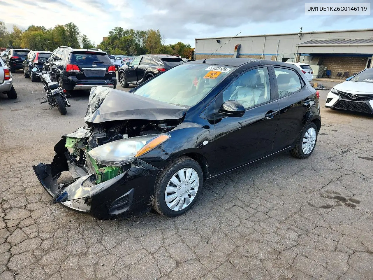 2012 Mazda Mazda2 VIN JM1DE1KZ6C0146119 фото 1