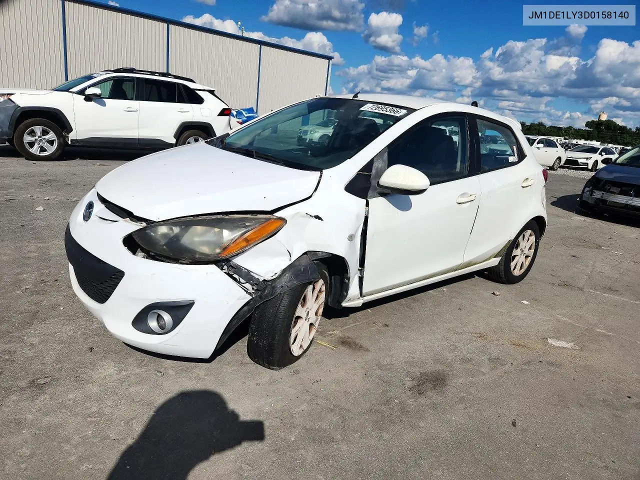 2013 Mazda Mazda2 VIN JM1DE1LY3D0158140 фото 1
