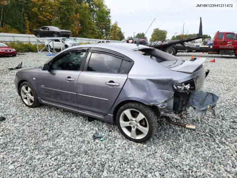 2004 Mazda 3 S VIN JM1BK123941211472 фото 2