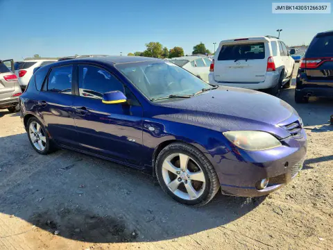 2005 Mazda 3 Hatchback VIN JM1BK143051266357 фото 4