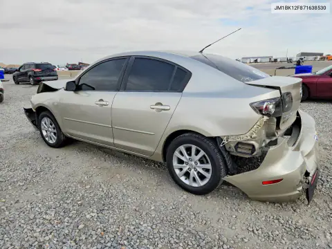 2007 Mazda 3 I VIN JM1BK12F871638530 фото 2