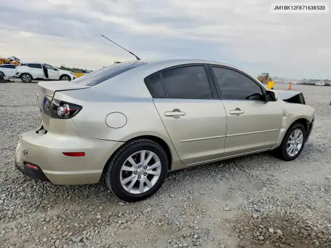 2007 Mazda 3 I VIN JM1BK12F871638530 фото 3