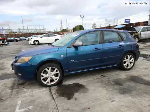 JM1BK144471624796 — 2007 Mazda 3, Боковая часть, фото до ремонта