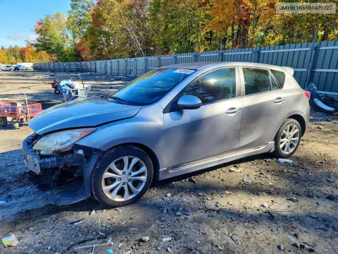 JM1BL1K61B1479727 — 2011 Mazda 3, Передняя часть, фото до ремонта