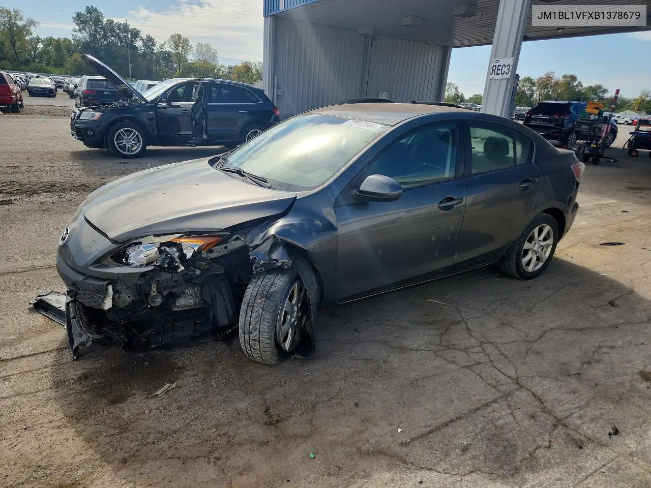 2011 Mazda 3 I VIN JM1BL1VFXB1378679 фото 1