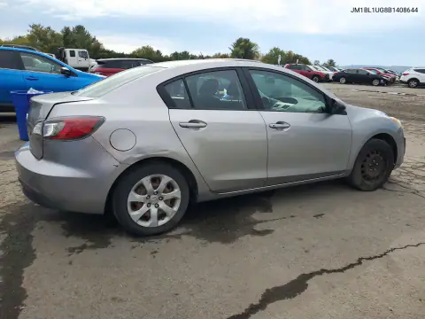 JM1BL1UG8B1408644 — 2011 Mazda 3, фото 3 с аукциона Copart, Задняя часть