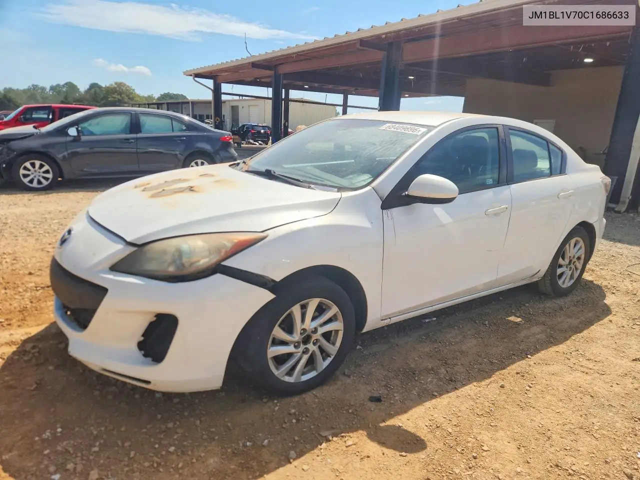 2012 Mazda 3 I VIN JM1BL1V70C1686633 фото 1