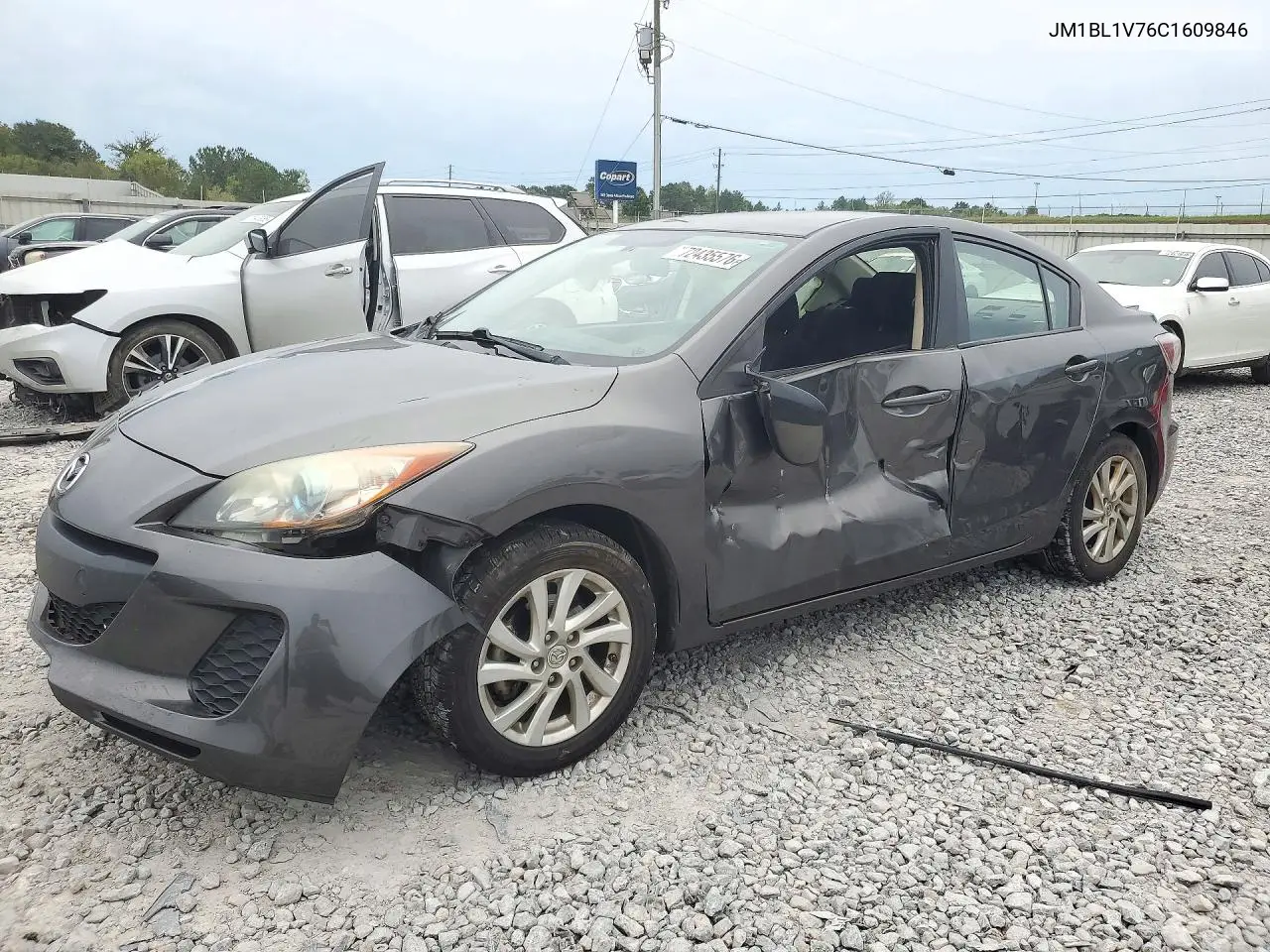 2012 Mazda 3 I VIN JM1BL1V76C1609846 фото 1