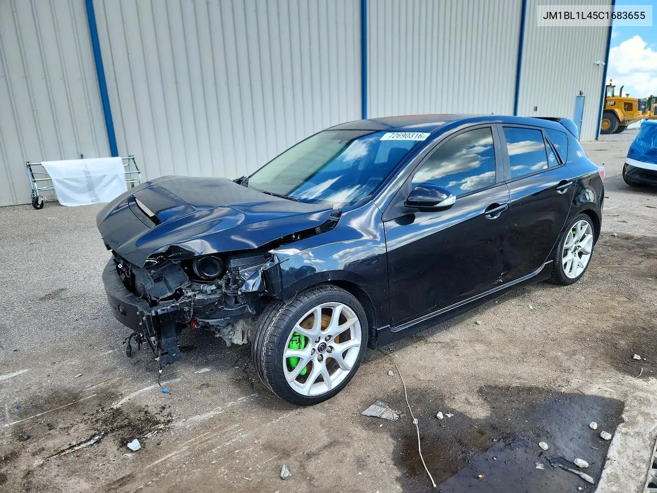2012 Mazda Speed 3 VIN JM1BL1L45C1683655 фото 1