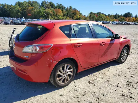 2013 Mazda 3 I VIN JM1BL1L82D1713635 фото 3