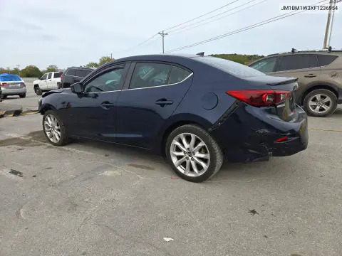 2015 Mazda 3 Grand Touring VIN JM1BM1W3XF1236954 фото 2