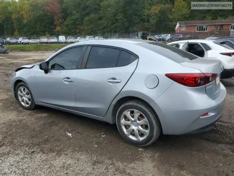 3MZBN1U7XHM148279 — 2017 Mazda 3, photo 2 from Copart, Front end