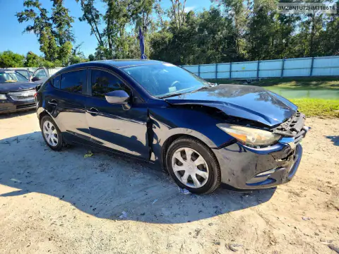 3MZBN1U72HM118614 — 2017 Mazda 3, photo 4 from Copart, Front end