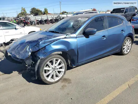 3MZBN1L70HM123277 — 2017 Mazda 3, წინა ნაწილი, ფოტოები შეკეთებამდე