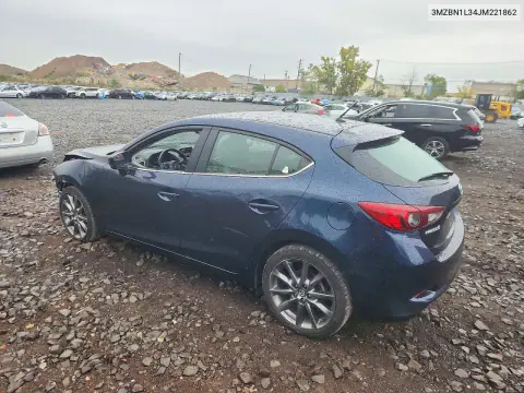 2018 Mazda 3 Touring VIN 3MZBN1L34JM221862 фото 2