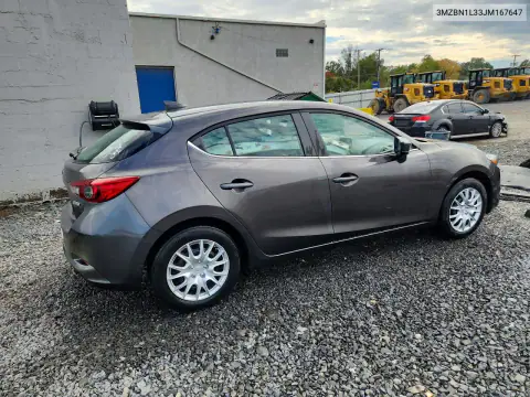 3MZBN1L33JM167647 — 2018 Mazda 3, ფოტო 3, Copart, სახურავი