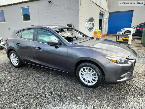 3MZBN1L33JM167647 — 2018 Mazda 3, ფოტო 4, Copart, სახურავი