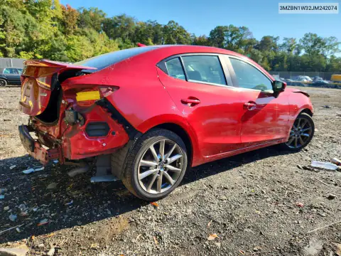 3MZBN1W32JM242074 — 2018 Mazda 3, photo 3 from Copart, Rear end