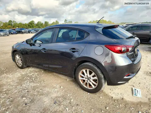 3MZBN1K75JM268189 — 2018 Mazda 3, photo 2 from Copart, Front end
