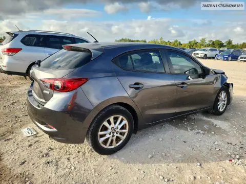 3MZBN1K75JM268189 — 2018 Mazda 3, photo 3 from Copart, Front end