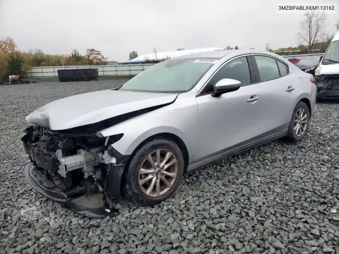 3MZBPABLXKM113162 — 2019 Mazda 3, წინა ნაწილი, ფოტოები შეკეთებამდე