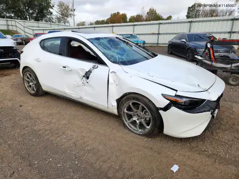 JM1BPBNM1K1145007 — 2019 Mazda 3, photo 4 from Copart, Front end