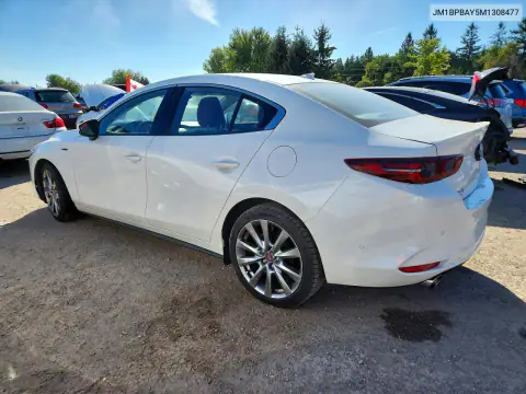 JM1BPBAY5M1308477 — 2021 Mazda 3, photo 2 from Copart, Flood