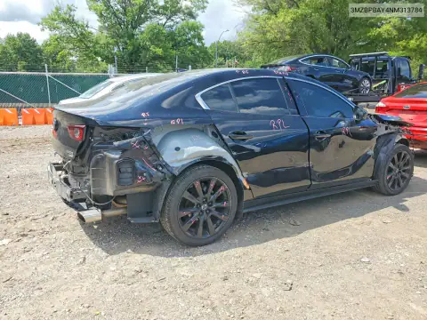 3MZBPBAY4NM313784 — 2022 Mazda 3, zdjęcie 3 z Copart, Uszkodzenia dookoła