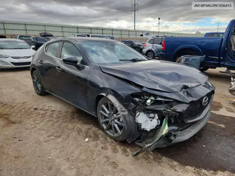 JM1BPAKL0N1506415 — 2022 Mazda 3, photo 4 from Copart, Front end