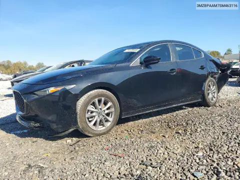 3MZBPAAM7SM463116 — 2025 Mazda 3, უკანა ნაწილი, ფოტოები შეკეთებამდე