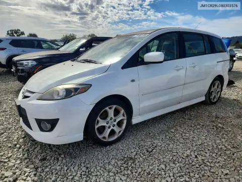 JM1CR29L080303576 — 2008 Mazda 5, მცირე ჩაღრმავებები და ნაკაწრები, ფოტოები შეკეთებამდე