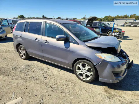2010 Mazda 5 VIN JM1CR2WL1A0367412 фото 4