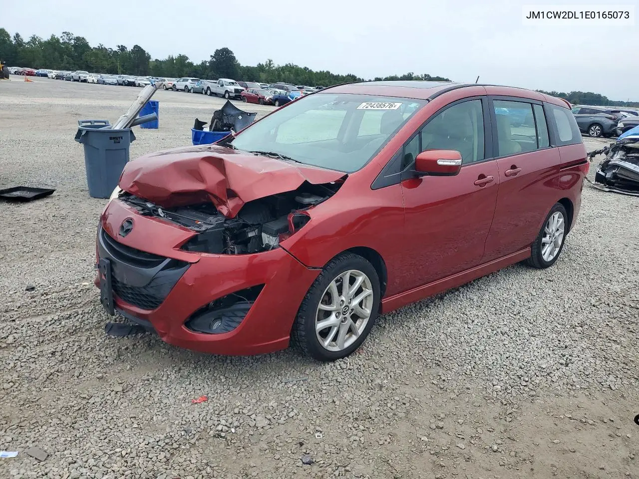 2014 Mazda 5 Grand Touring VIN JM1CW2DL1E0165073 фото 1