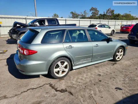 2004 Mazda 6 S VIN 1YVHP82D845N54791 фото 3