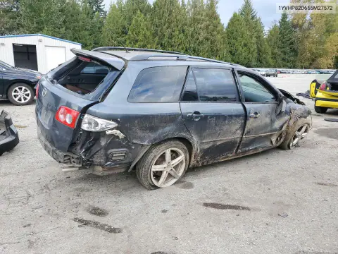 2005 Mazda 6 S VIN 1YVHP82D655M27572 фото 3