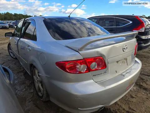 2005 Mazda 6 S VIN 1YVHP80D655M14288 фото 2