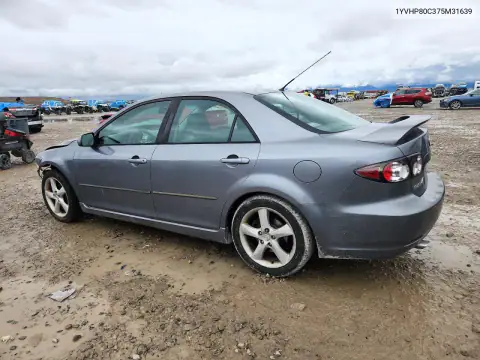 2007 Mazda 6 I VIN 1YVHP80C375M31639 фото 2