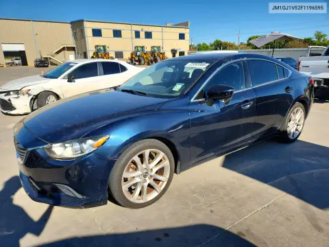 JM1GJ1V52F1196595 — 2015 Mazda 6, Задняя часть, фото до ремонта