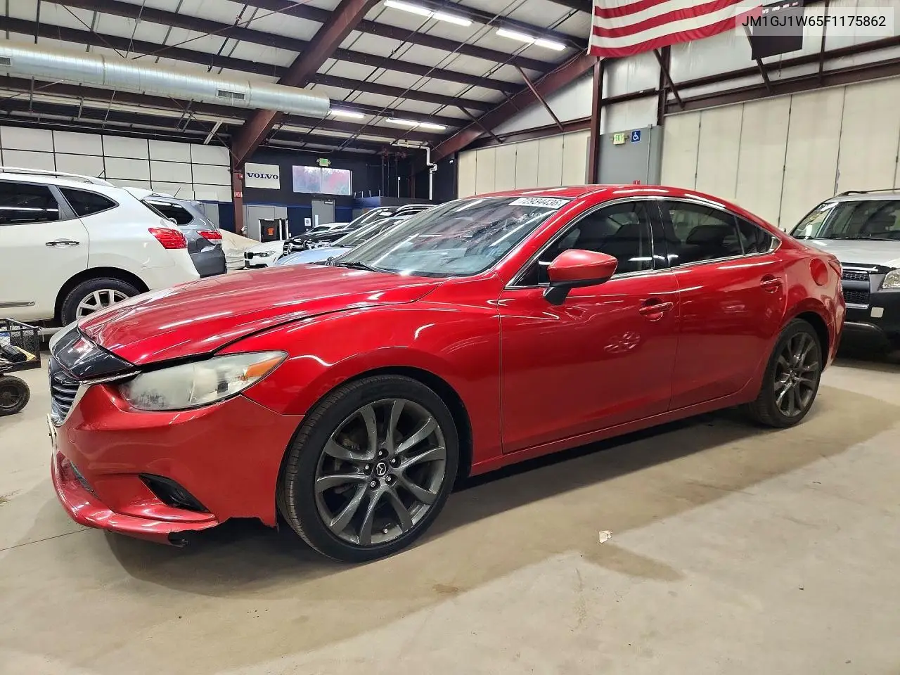 JM1GJ1W65F1175862 Mazda 6 2015 — Front end damage, before-repair photo