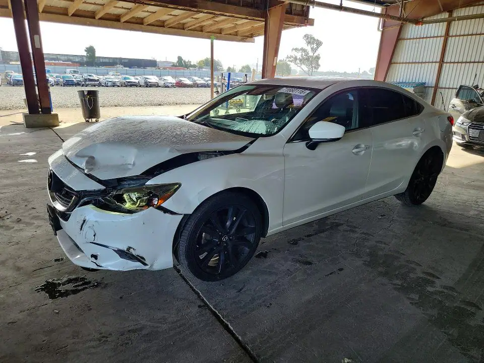 JM1GL1X51H1100076 Mazda 6 2017 — Front end damage, before-repair photo