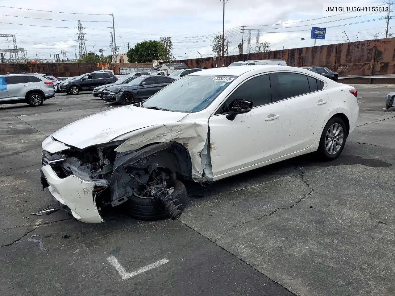2017 Mazda 6 Sport VIN JM1GL1U56H1155613 фото 1