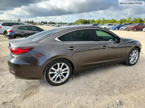 JM1GL1V50H1101366 — 2017 Mazda 6, photo 3 from Copart, Front end