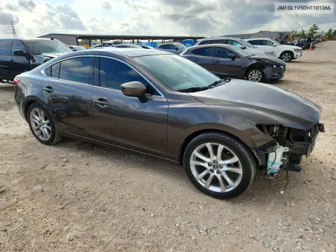 JM1GL1V50H1101366 — 2017 Mazda 6, photo 4 from Copart, Front end