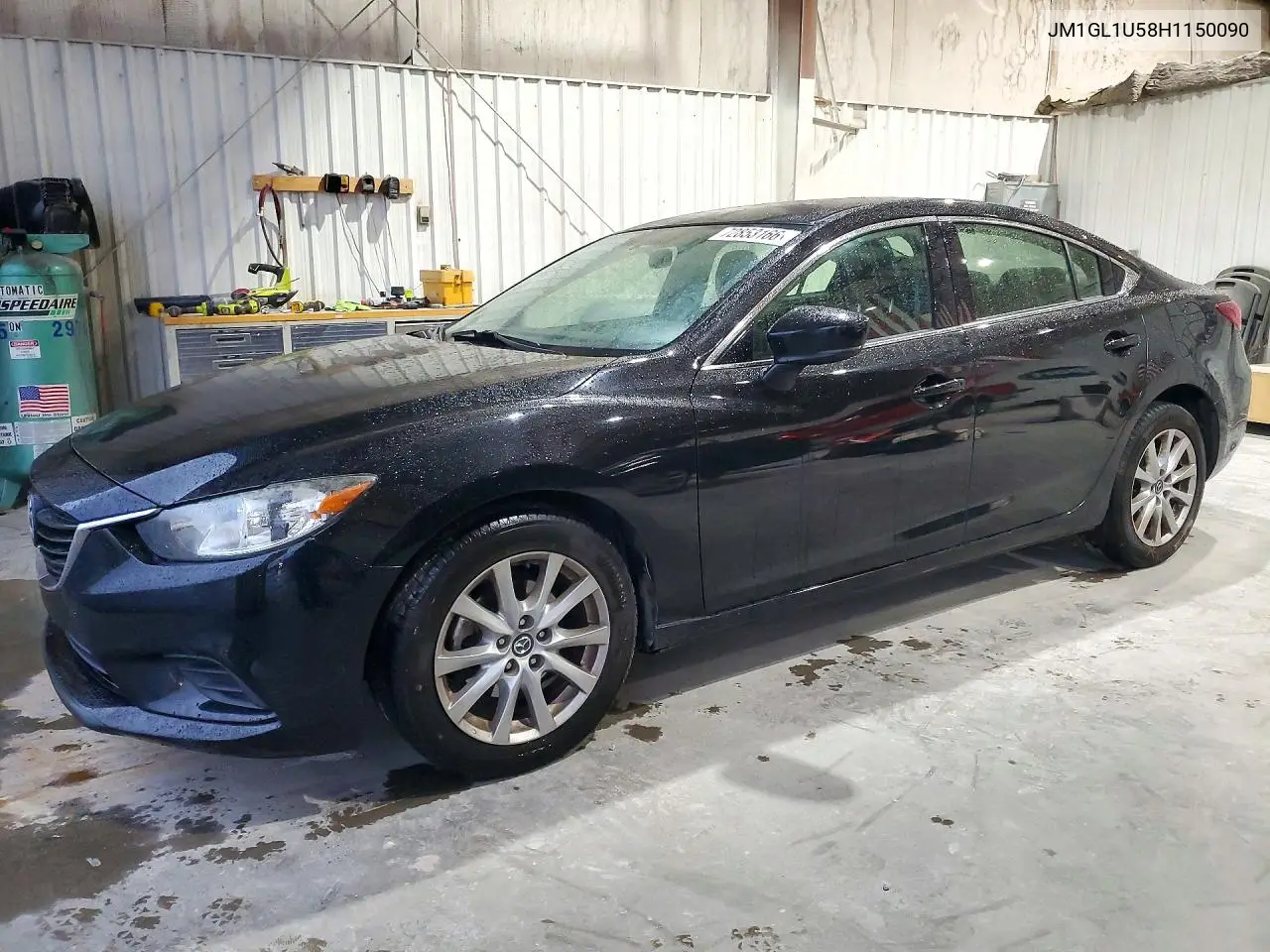 JM1GL1U58H1150090 Mazda 6 2017 — Rear end damage, before-repair photo