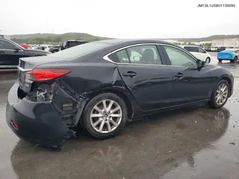 JM1GL1U58H1150090 — 2017 Mazda 6, photo 3 from Copart, Rear end