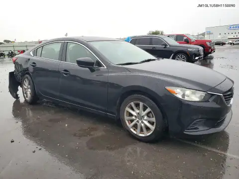JM1GL1U58H1150090 — 2017 Mazda 6, photo 4 from Copart, Rear end