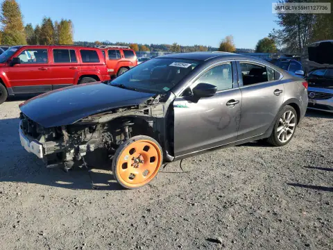 JM1GL1V55H1127736 — 2017 Mazda 6, Przód, zdjęć przed naprawą