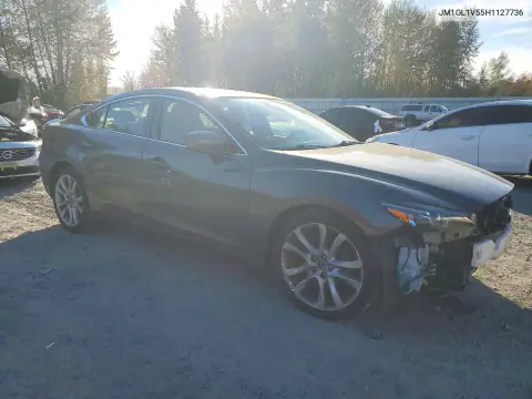 JM1GL1V55H1127736 — 2017 Mazda 6, zdjęcie 4 z Copart 26.10.2026, Przód