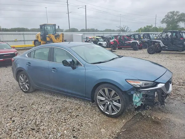 JM1GL1XY7J1307765 — 2018 Mazda 6, photo 4 from Copart, Front end
